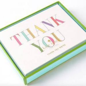 Kate Spade 'Rainbow Prism' Card & Envelope Set